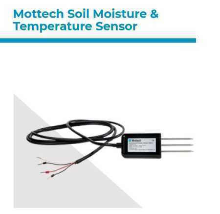 MOTTECH SOIL MOISTURE and TEMPERATURE SENSOR